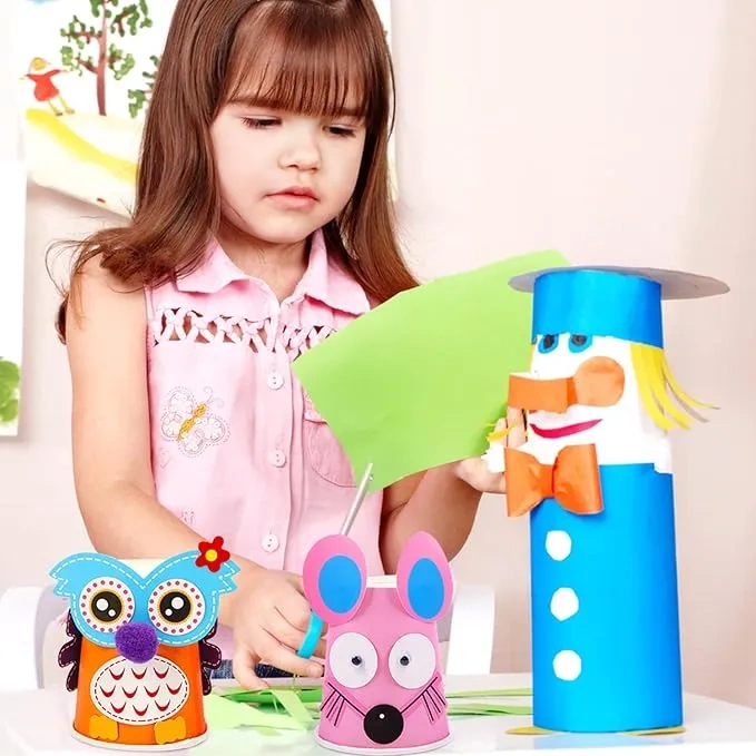 Jednorazowe kubki papierowe ekologiczne 50 szt 250 ml