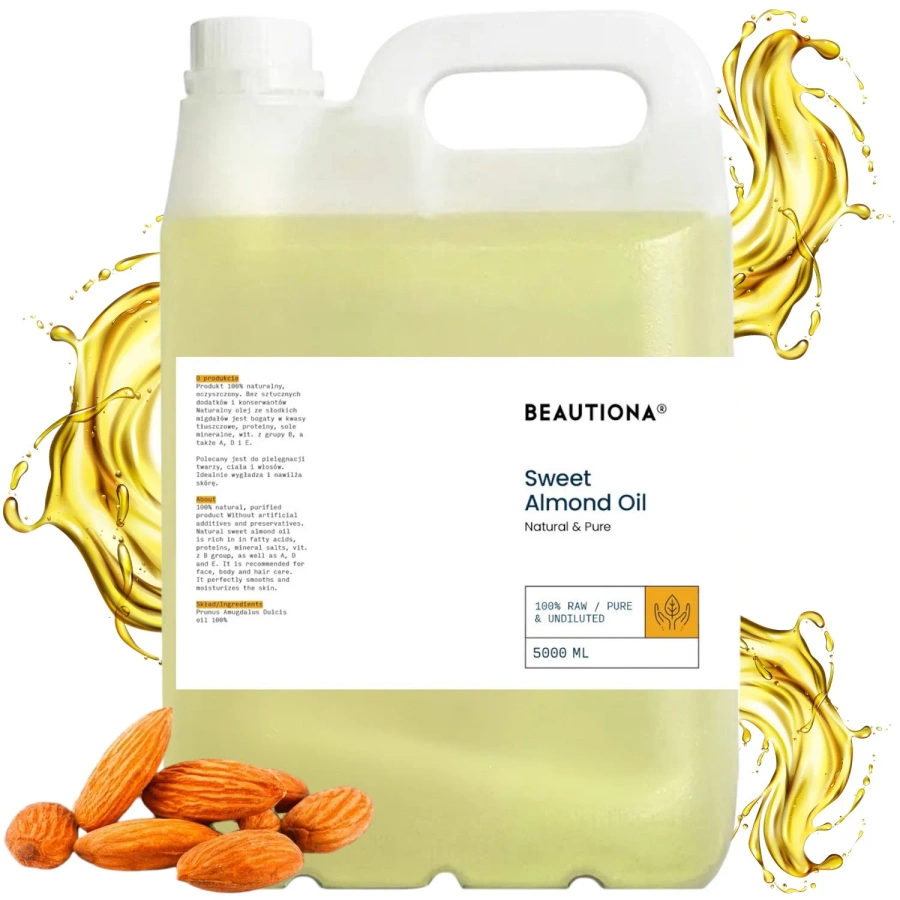 Olej Migdałowy ze słodkich migdałów 5000 ml