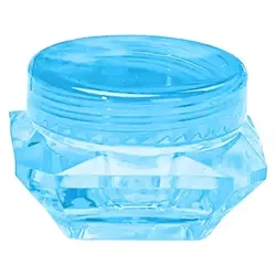 Słoiczek pojemnik na ozdoby do paznokci 5 ml niebieski