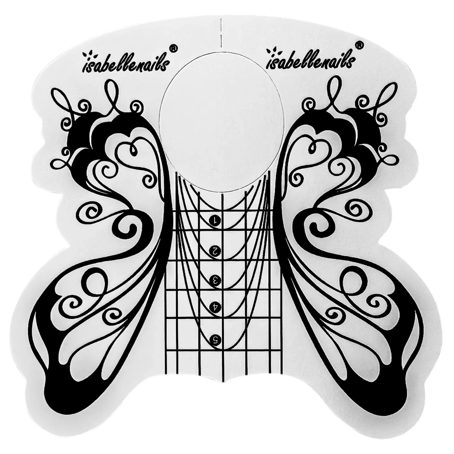 Szablony do przedłużania paznokci- motylki 500szt