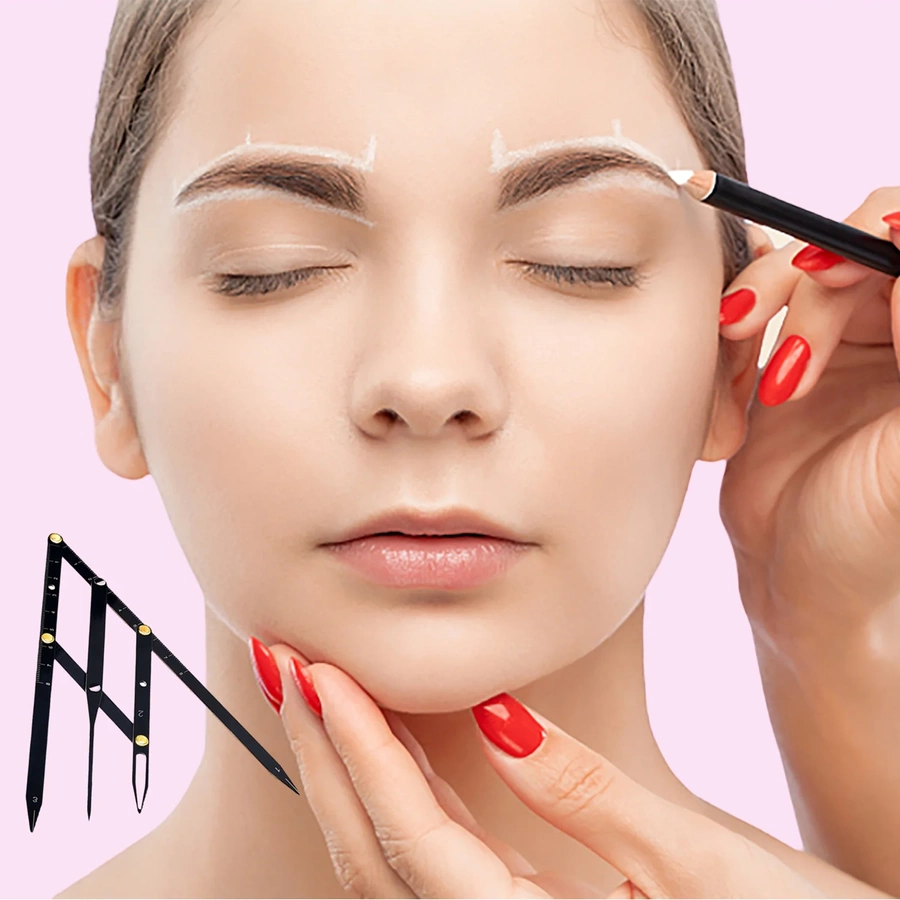 Cyrkiel do kształtowania brwi