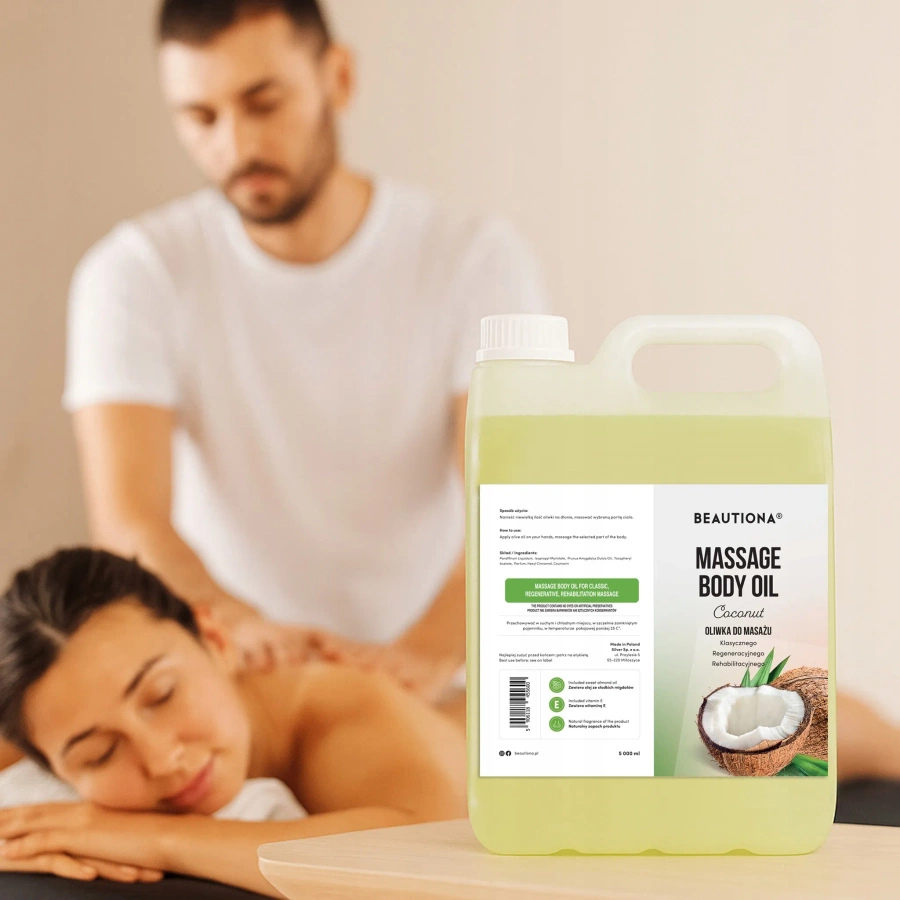 Oliwka olejek do masażu ciała kokos 5000 ml