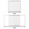 Uniwersalny ruszt do piekarnika rozsuwany 32 - 60 cm