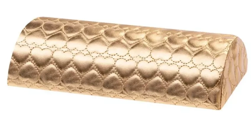 Poduszka pod dłonie do manicure - złoty