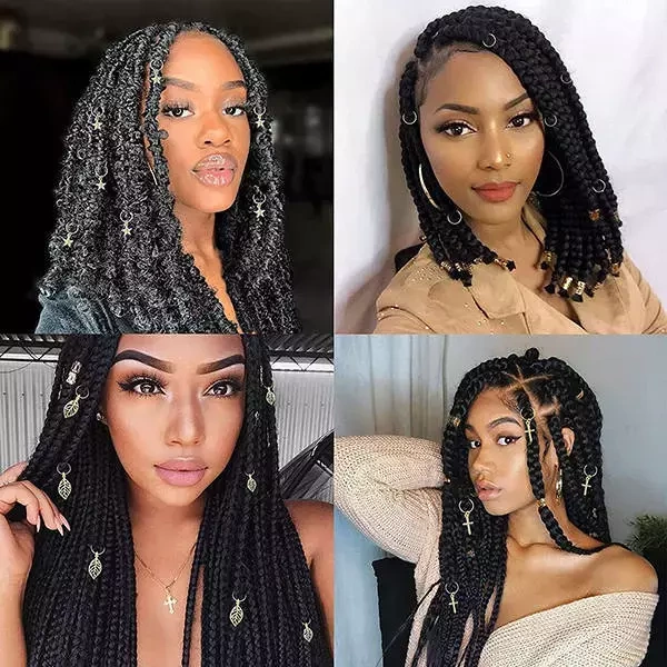 Zestaw ozdób do warkoczyków