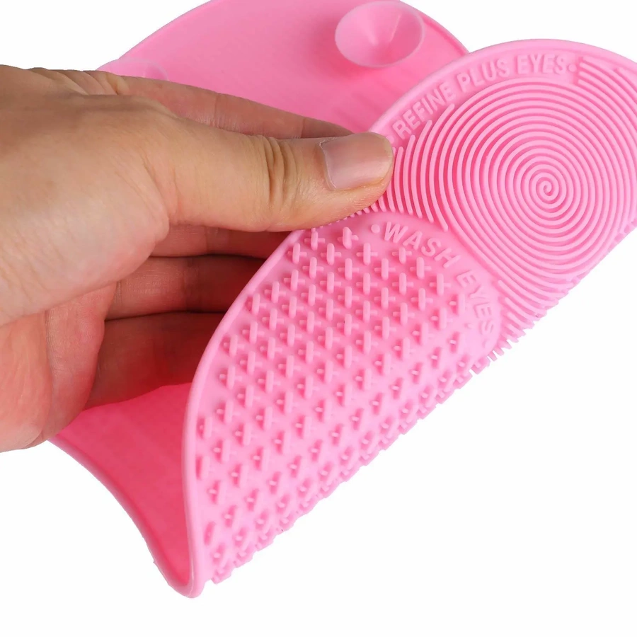 Myjka mata do czyszczenia pędzli - różowy