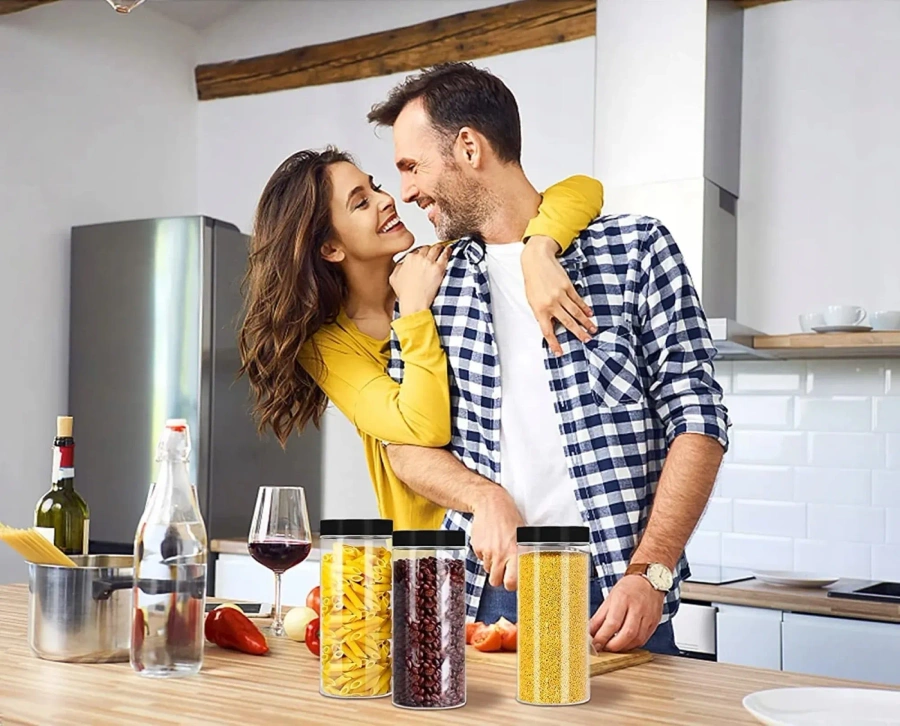 Słoik pojemnik z nakrętką przezroczysty 500 ml