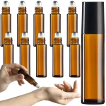 Butelka Roll-on szklana 10 ml z nakrętką 10 sztuk