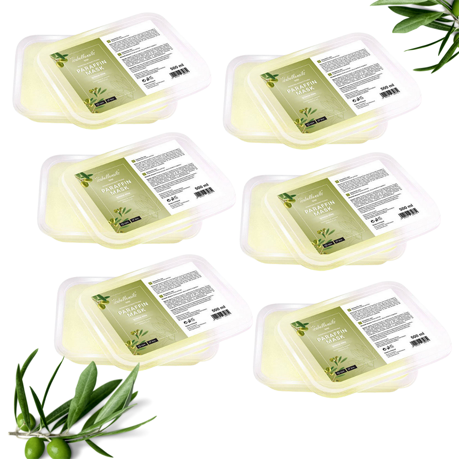 Zestaw 30x parafina kosmetyczna isabellenails oliwka 500 ml 