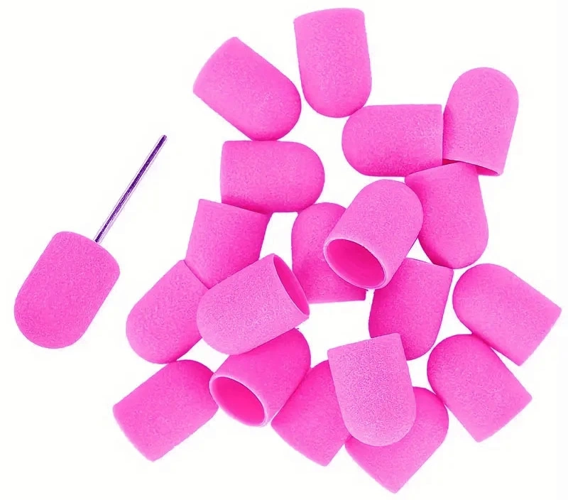 Kapturki nakładki ścierne do pedicure 13 mm #180 10 szt..