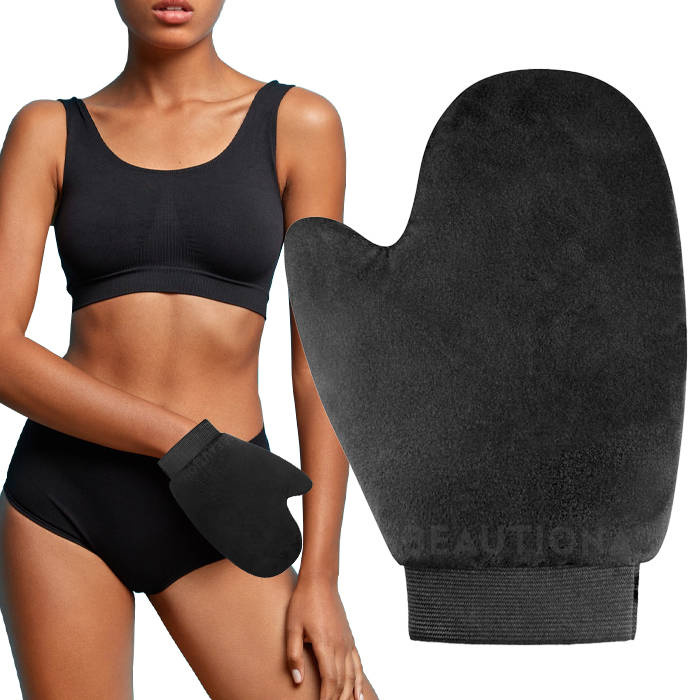 Rękawica aplikator do nakładania samoopalacza