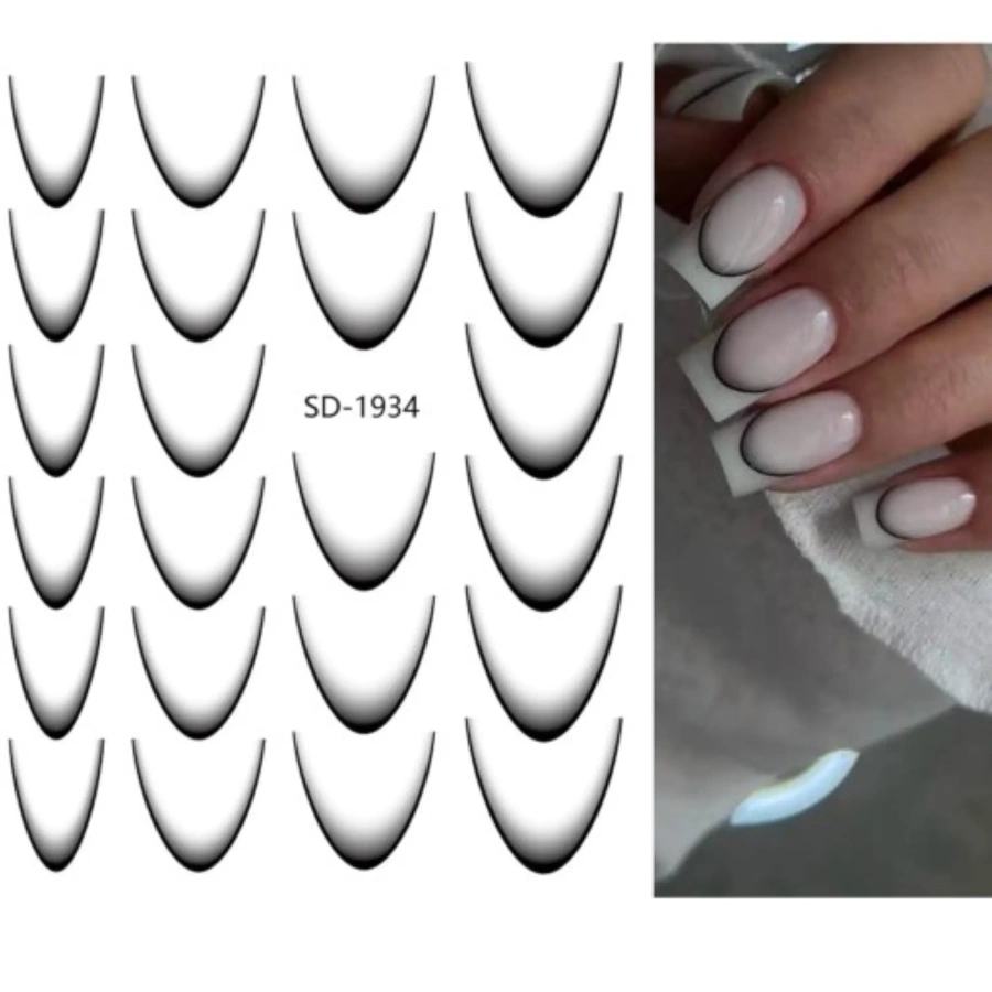 Naklejki na paznokcie samoprzylepne 3D SD-1934