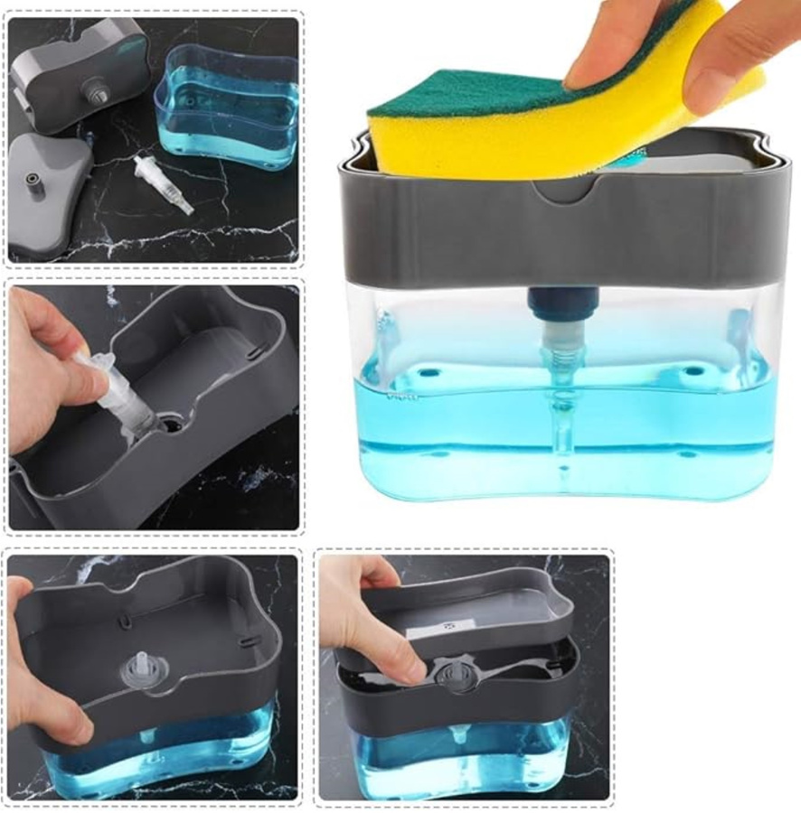 Dozownik na płyn do naczyń 14x10 cm