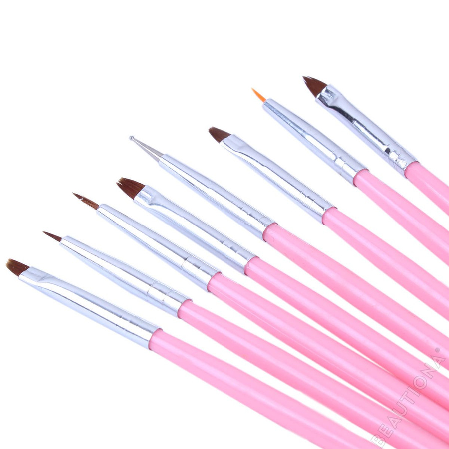 Zestaw pędzelków 8 sztuk nr 09