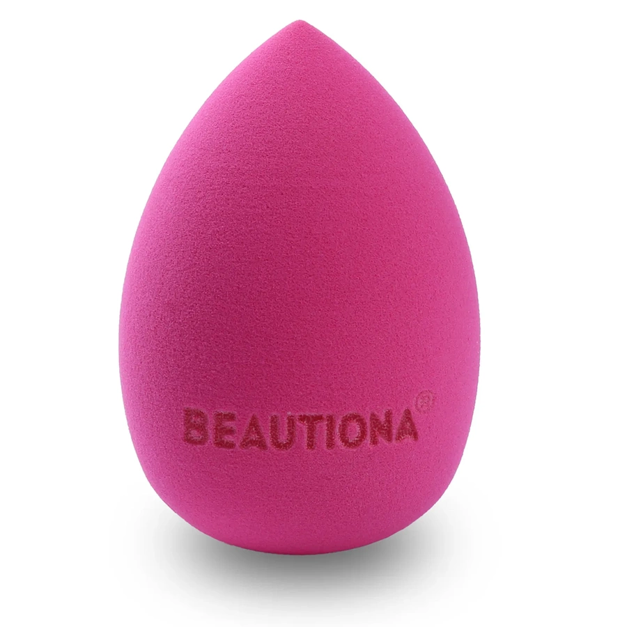 Beautiona gąbka do makijażu różowy blender w kształcie łezki 