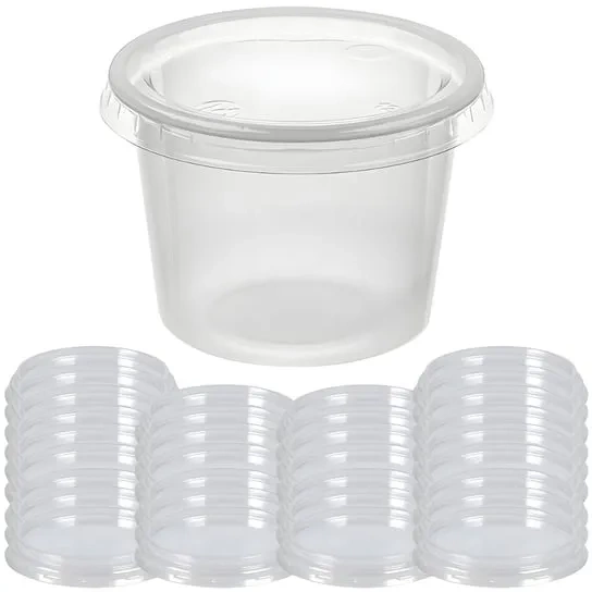 Transparentne pojemniki z pokrywką 50 szt