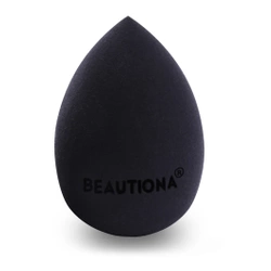 Beautiona gąbka do makijażu czarny blender w kształcie łezki