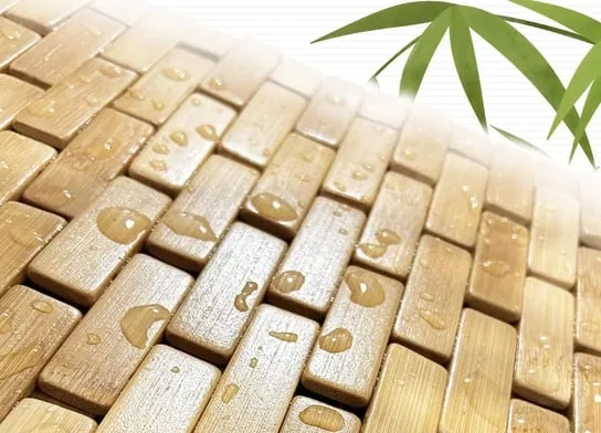 Mata bambusowa dywanik łazienkowy antypoślizgowy 80 x 50 cm