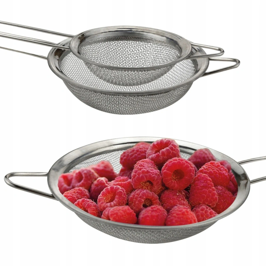 Sitko kuchenne stalowe zestaw 3 szt.