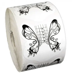 Szablony do przedłużania paznokci- motylki 100szt