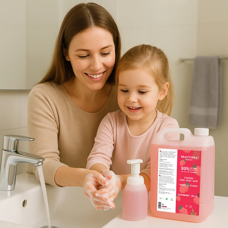 Mydło w piance malinowy kisiel 5 l