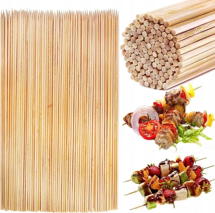 Patyczki do szaszłyków bambusowe 25 cm 100 szt