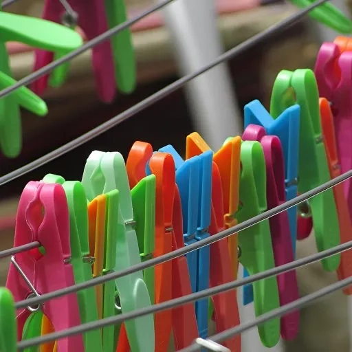 Wytrzymałe klamerki na pranie 160 szt