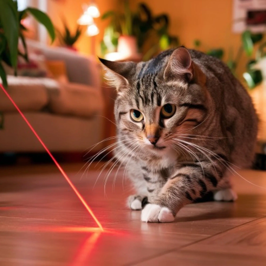 Laser dla kota 7 cm