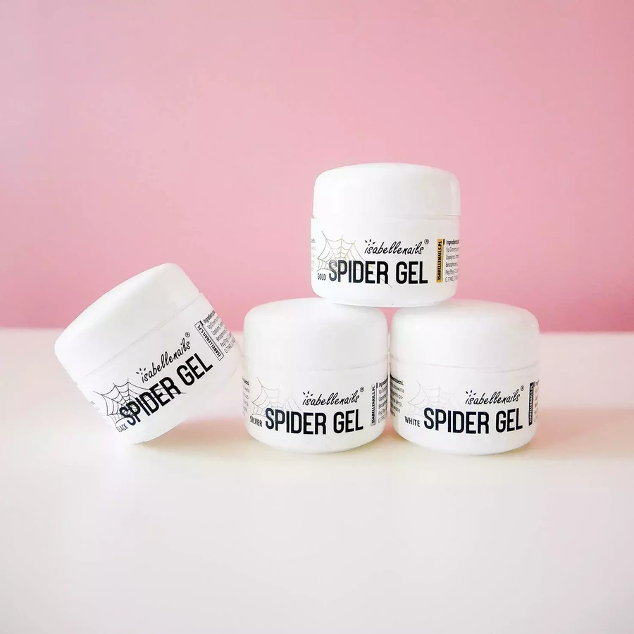 Spider gel żel do zdobień gold isabellenails 5 g