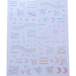 Naklejki 3D na paznokcie holo JO-1584