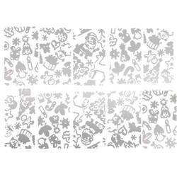 Naklejki świąteczne na paznokcie S140