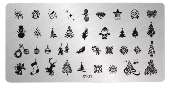 Blaszka do stempli na paznokcie XY01