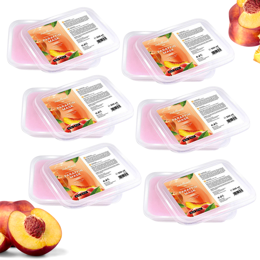 Zestaw 30x parafina kosmetyczna isabellenails brzoskwinia 500 ml