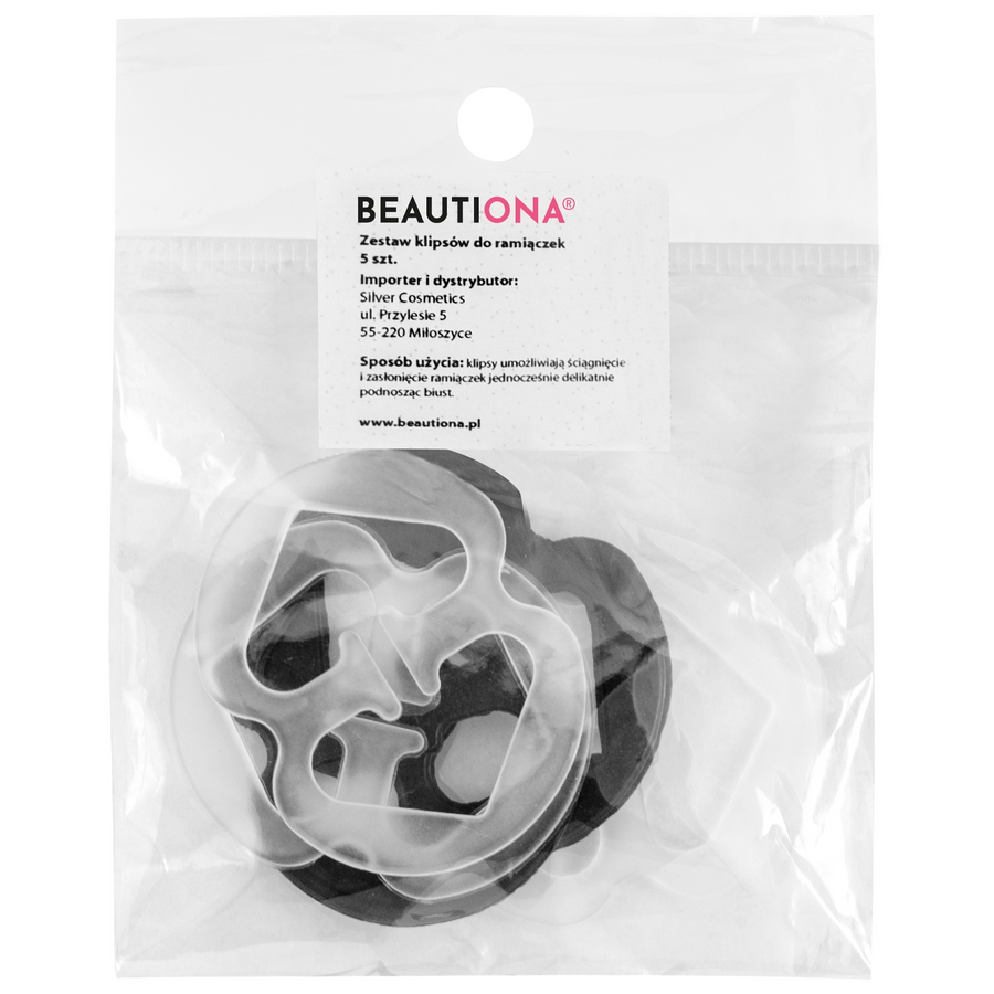 Klipsy do ramiączek stanika biustonosza 5 sztuk