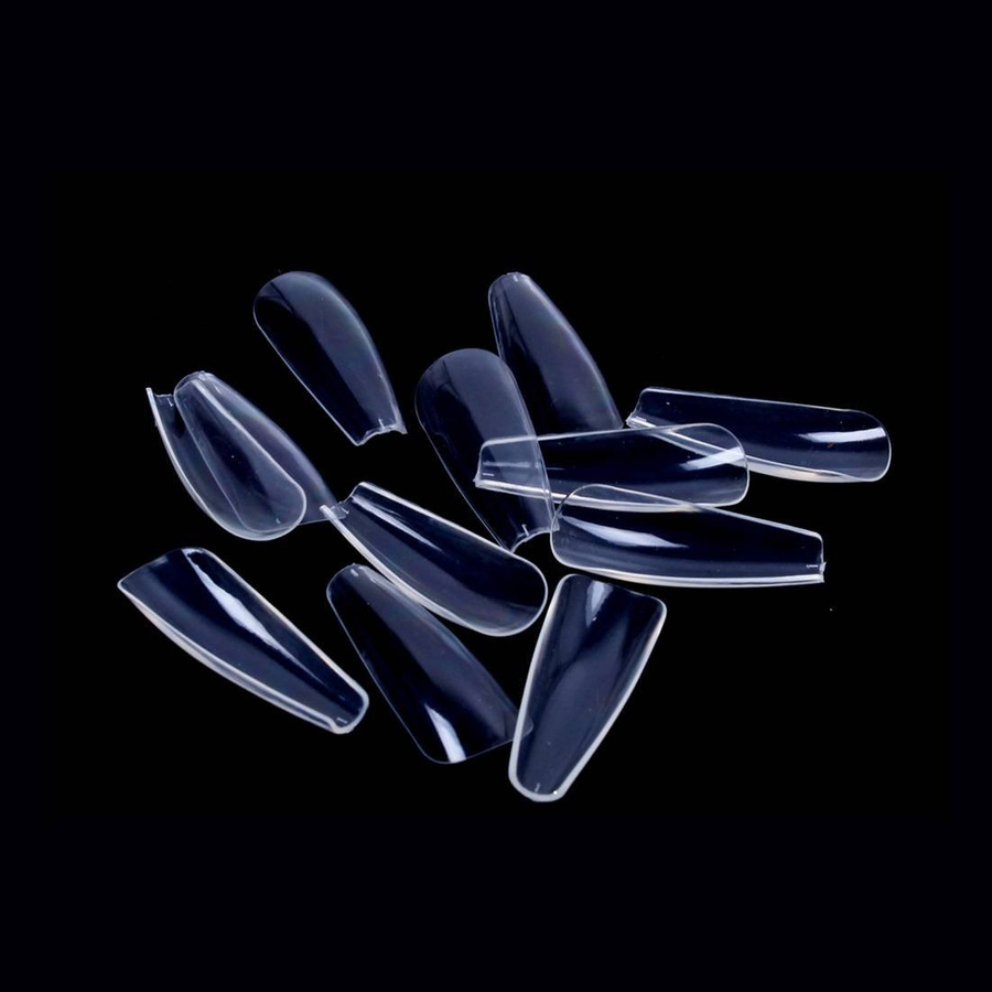 Zestaw tipsy Balerina clear bezbarwne 500 szt.