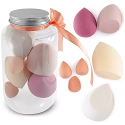 Gąbka do makijażu beauty blender zestaw 7 sztuk