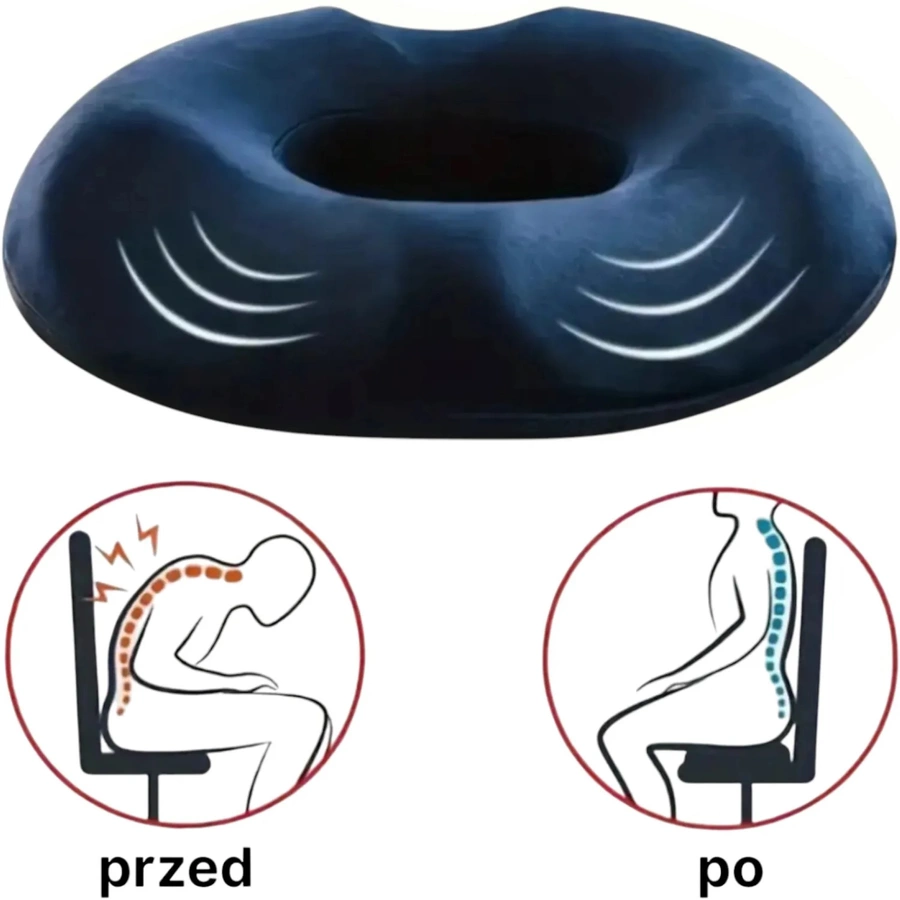 Poduszka odciążająca z otworem na odleżyny