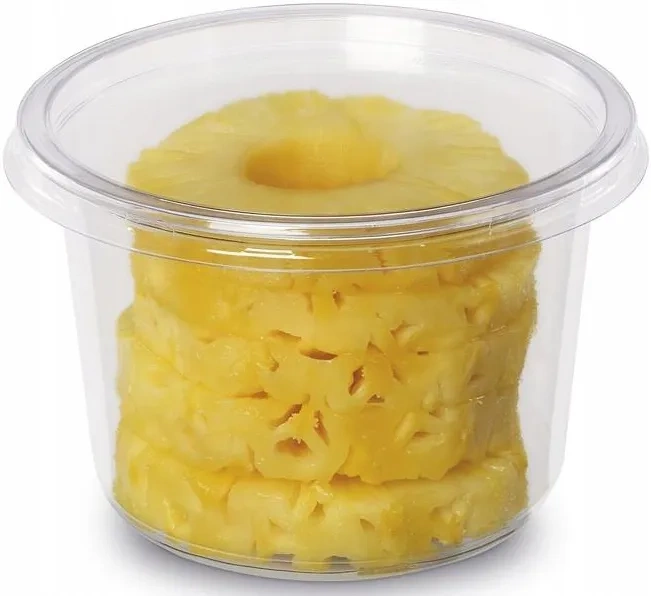 Transparentne pojemniki z pokrywką 50 szt