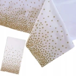 Jednorazowy obrus foliowy biały 274 x 137 cm