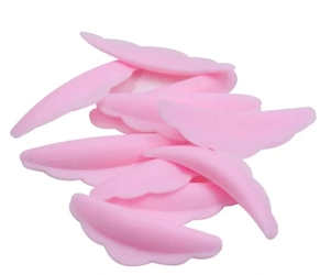 Różowe wałeczki do laminacji i liftingu rzęs 5 par