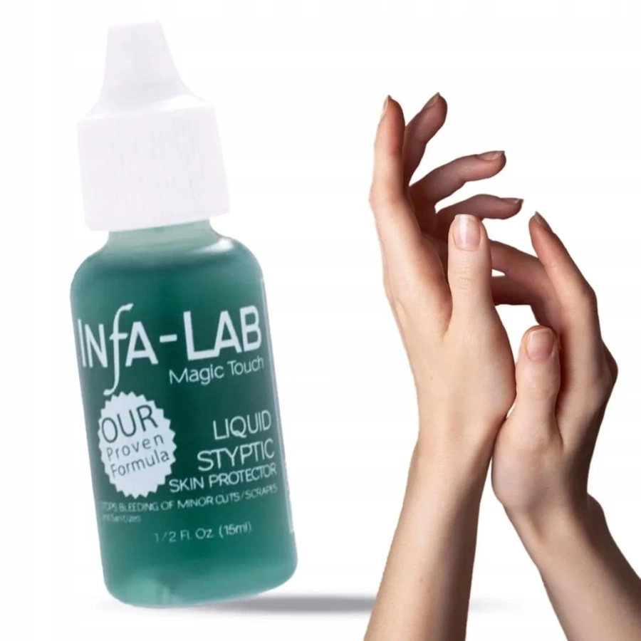 Antyseptyczny płyn hamujący krwawienie skórek Infa-Lab Liquid 15ml