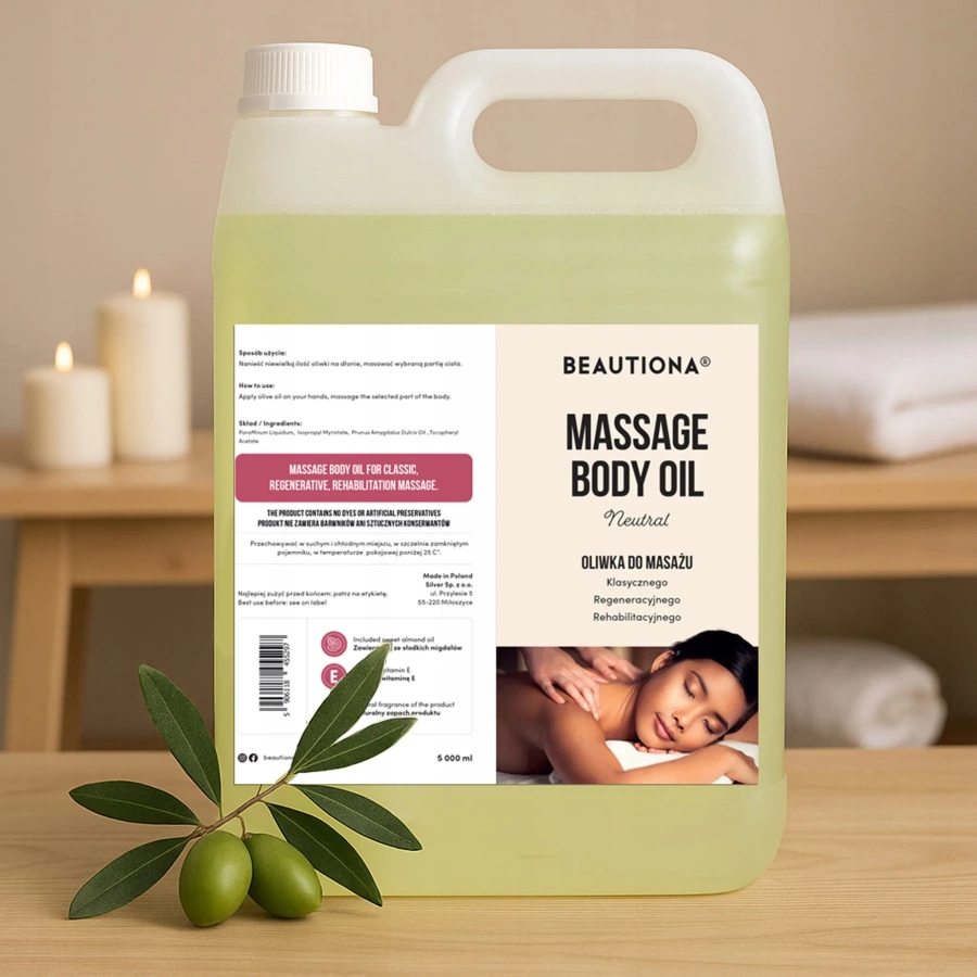 Oliwka olejek do masażu neutralna 5000 ml