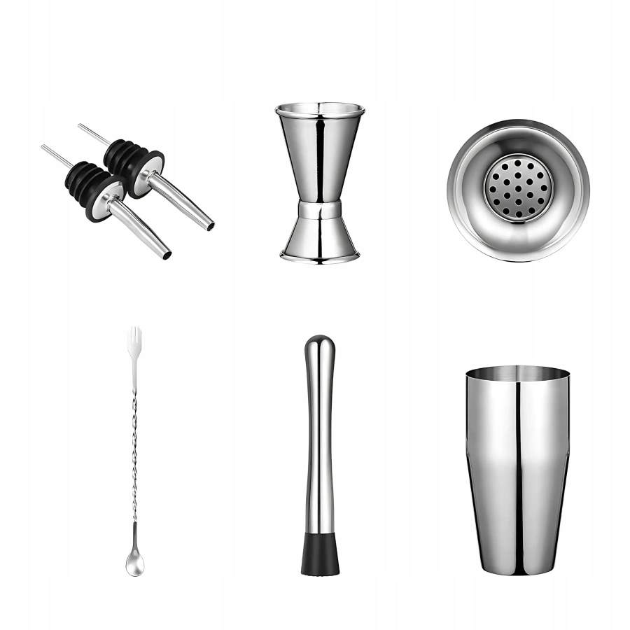 Profesjonalny zestaw barmański 6 elementów
