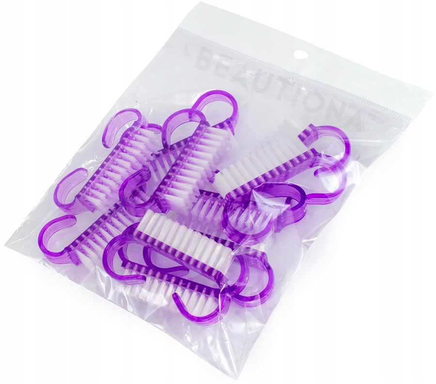 Szczoteczka do manicure - czyszczenia paznokci, odpylania 10 szt.