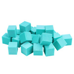 25x mini blok polerski kostka 100/100 zielony