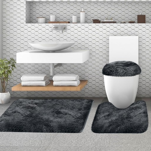 Zestaw dywaników do łazienki 3w1