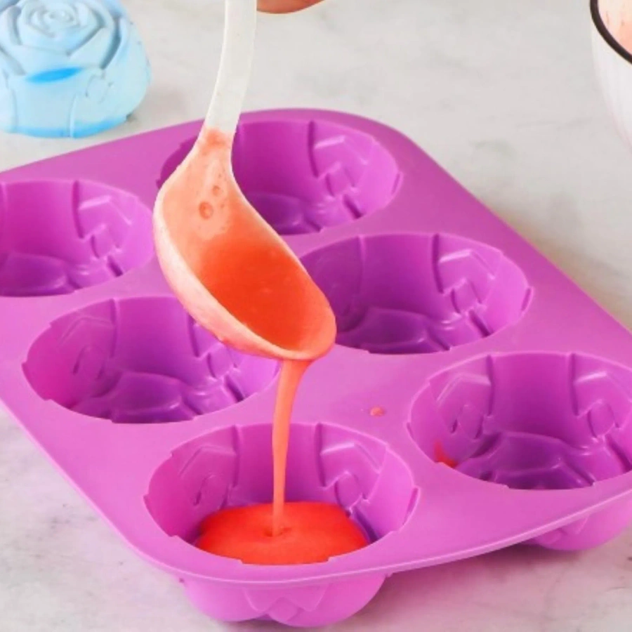 Silikonowa forma do babeczek i odlewu świec 24 cm