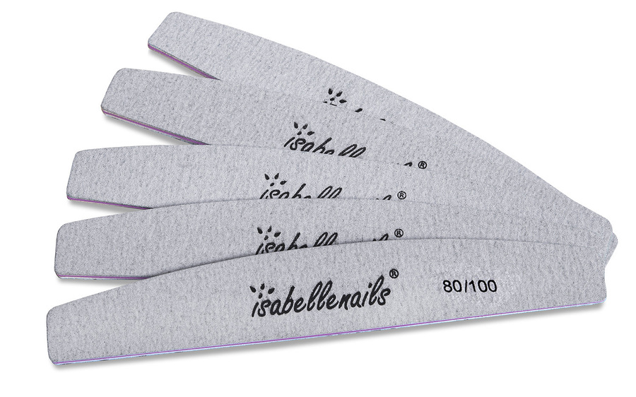 Pilnik do paznokci łódka zebra 80/100 1 sztuka