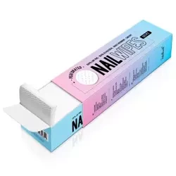 Perforowane waciki bezpyłowe isabellenails mocne, 325 sztuk białe