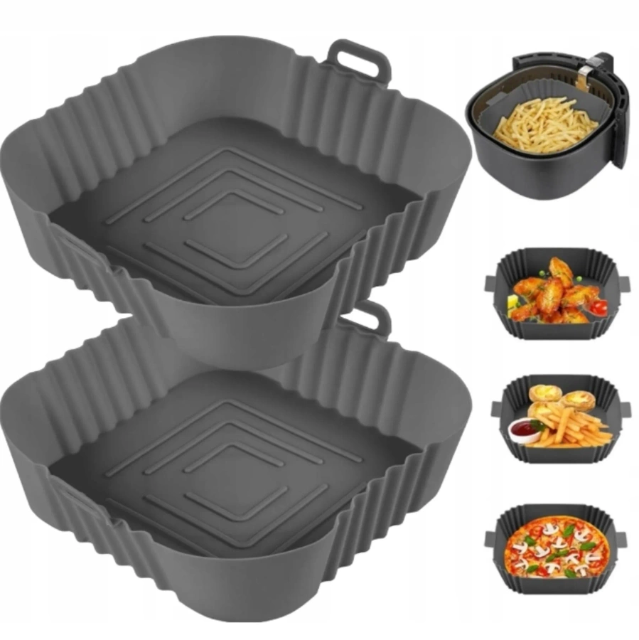 Foremka silikonowa do frytkownicy beztłuszczowej 19 x 19 cm